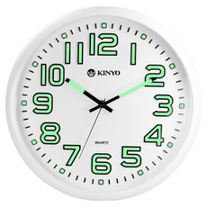 Kinyo 夜光靜音掛鐘 CL-127
