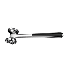 鋅合金雙面牛排錘鬆肉錘 一體成型設計 防滑手柄, 1個