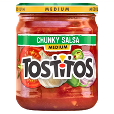 TOSTITOS 莎莎醬，中等辣度, 439.4g, 1罐