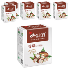 味全 高鮮香菇調味料，台灣在地香菇，無添加防腐劑，人工色素, 320g, 6盒
