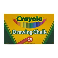 Crayola 繪兒樂 黑板用彩色粉筆, 24色, 24支