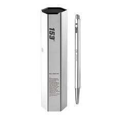 monAmi 153 金 油性 原子筆 0.7mm, 1個, 白色 + 金色