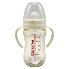 evorie 愛得利 PPSU寬口带柄自動奶瓶, Y1041, 240ml, 1個