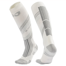 GOLOV.EJOy 羊毛長筒滑雪襪 北極灰 1雙 40~44 - 保暖舒適