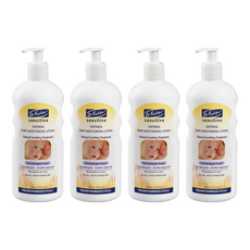 Dr.Fischer 費雪博士 敏感燕麥保濕乳 500ml, 創新燕麥配方 保濕滋潤, 低過敏性, 乳霜質地 好推好吸收, 4瓶