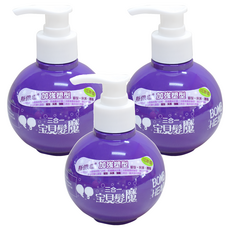 斯儂恩 寶貝髮魔 加強塑型 花草香, 塑型保濕 護髮, 200g, 3瓶