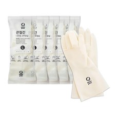 Most Pick 耐用丁腈橡膠手套, L, 5個, 白色