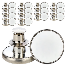 小麥購物 素面免縫鈕扣 收腰款 D003 3g, 顏色隨機, 15個