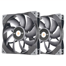 thermaltake 曜越 鋼影 TOUGHFAN 14 高風壓風扇 黑色 電腦散熱風扇, CL-F085-PL14BL-A, 2個