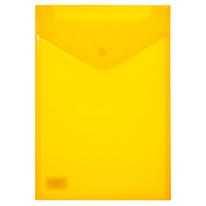 ECO Chungwoon 魔鬼沾直式文件袋 黃色文件收納袋, A4, 5個