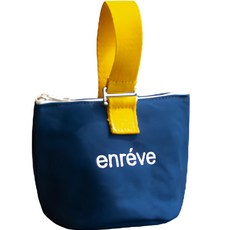 enreve 迷你帆布手拿包, 海軍藍