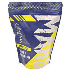 MARS 戰神 MARSCLE 濃縮乳清蛋白，每份含蛋白質 20.3 克，低脂肪，低熱量, 500g, 1包