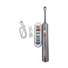 GPLUS 拓勤 快扣刷毛音波電動牙刷, ET-A005S, 鈦晶灰, 1組