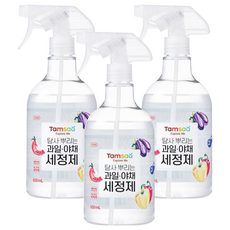 Tamsaa 蔬果清潔噴霧, 650ml, 3瓶
