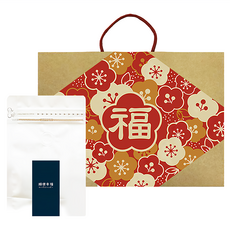 順便幸福 咖啡豆伴手禮盒 中度烘焙 中深度烘焙, 藍山 + 曼巴 227g, 2包