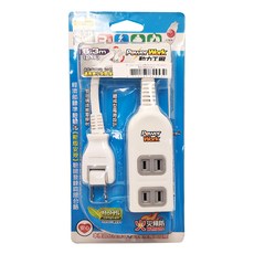 PowerWork 動力工廠 2 + 1座延長線 6.3M, 白色, 1個