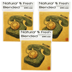 台灣 COSMOS 紙匠 復古小物吸油面紙 電話, 100入, 3包