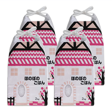 Well Life 悅生活 北海道百戶農家遴選最愛月夜米100%日本直送 日本米/白米/壽司米 谷穗, 2kg, 特A級, 4包