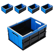 KEYWAY 大傑森手提摺疊箱, 藍色, 5個