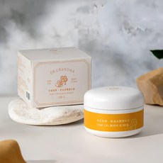 DR.GRANDMA 阿嬤的配方 仲夏輕檸精油身體磨砂膏, 350g, 1罐