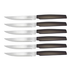 PEDRINI Active 牛排刀,深褐色,6支 - 家庭聚餐必備