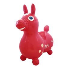 Rody 跳跳馬，增進肌肉協調 - 提升平衡感 - 趣味騎乘玩具, 紅色, 1個