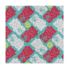 好物良品 快樂系列 北歐宜家風可剪裁刮泥墊, 120 x 120cm, 任性取財, 1個