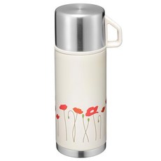 FREIZ 和平 水壺 帶杯的信紙瓶 RH-1712 罌粟色 350ml, 1入, 1個