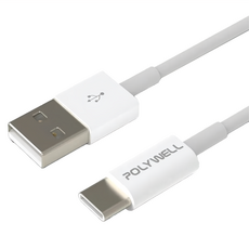 POLYWELL 寶利威爾 Type-A To C 安卓快充線, 2m, PW15-W45-A173, 1條