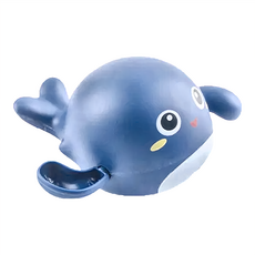 trailos 翠樂絲 深藍海豚 寶寶洗澡玩具 趣味戲水, 1個