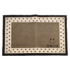 法式絲圈戶刮泥地墊, Smile, 1個