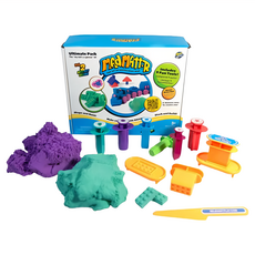 MAd MATTR 瘋狂博士MM沙 多元創意立體積木禮盒, 紫色 + 湖水綠, 1盒, 545g