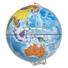 Life 徠福 一次成型地球儀 12 x 45cm 1盒, 地球儀