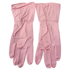 DUNLOP HOME PRODUCTS 薄手套 M(30cm) 粉色, 3雙, 6個