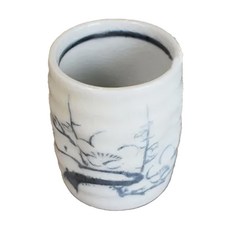 手繪梅 手握杯 日本製 陶瓷杯 160ml, 1個
