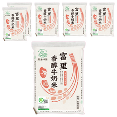 天生好米 樂稻富里香醇牛奶米 未分級 1.5kg x 6包 Q彈香甜