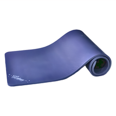 LOTUS 台製雙面壓紋無毒 NBR瑜珈健身墊 15mm超厚, 183 x 80cm, 珊瑚蘭姆, 1個