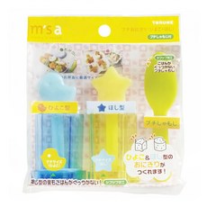 TORUNE 一口飯團壓模, 星星 + 小鳥, 1組