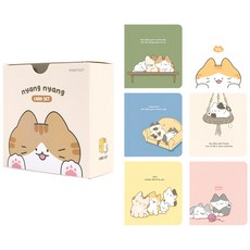 Pinkfoot 10000 喵喵卡片組, 1個, 貓咪 多色