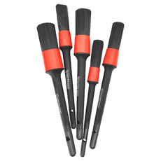 SZ 細節刷五件組, 黑色 + 紅色, 1盒