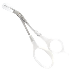 KAI 貝印 3D眉毛剪附梳 KQ-3030, 透明色, 1個