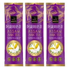 AWAStea 阿華師 日月潭阿薩姆奶茶, 口味濃厚, 肉桂香, 黑糖香, 48g, 1包, 3包