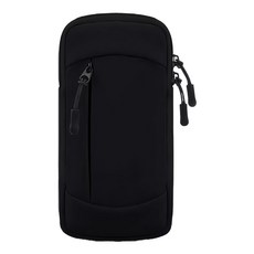 蕉蕉購物 透氣防潑水手機臂包, 黑色, 1個