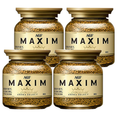 AGF MAXIM 咖啡粉, 80g, 1入, 4罐