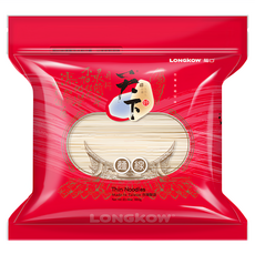 龍口 天下麵線 大份量包裝 台灣傳統麵食 口感Q彈滑順, 1包, 1.8kg