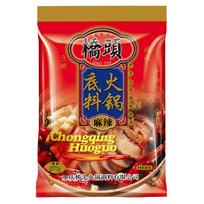 橋頭 火鍋底料, 正宗麻辣火鍋湯底, 家庭聚餐必備, 400g, 1包