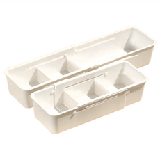 AFAMIC 艾法 廚房衣櫃抽屜分隔伸縮收納盒, 27 x 9.7 x 6.3cm, D01, 1個