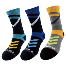 woawoa 能量激發登山襪-高筒-l-3入組, 1入, 多色