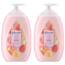 Johnson's 嬌生 美體主張 蜜桃杏 24小時水感乳液, 500ml, 2瓶