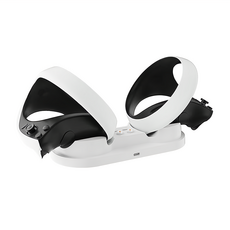 iplay PS VR2 手把充電座/雙槽充電器 副廠 白色 20*8.9*4.4cm, HBP-6479, 1個